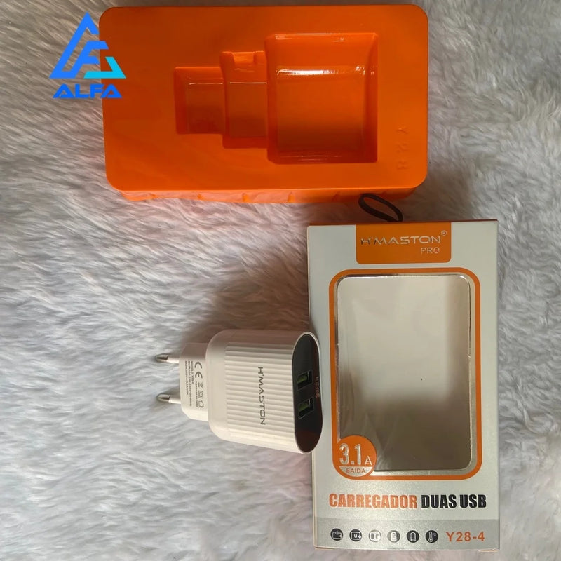 Fonte Turbo 2 Usb 3.1A Para Celular Original
