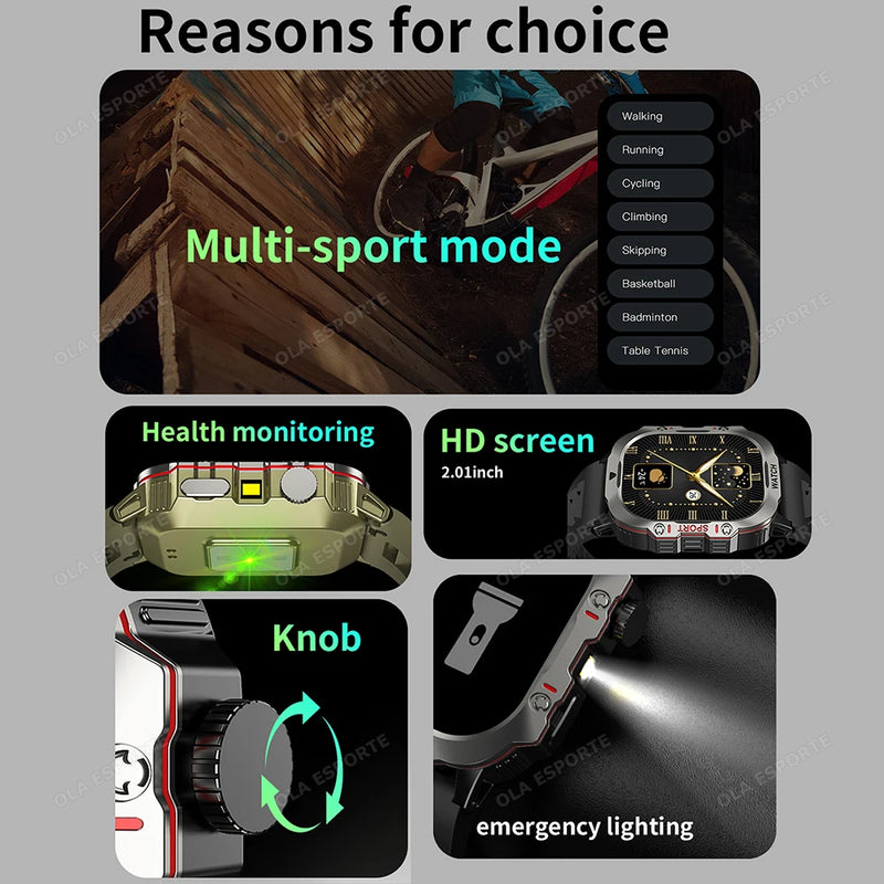 Smart Watch Military IP68 5ATM