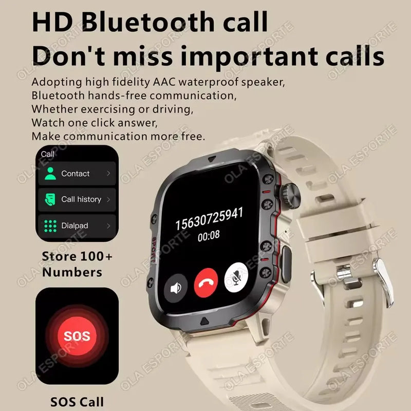 Smart Watch Military IP68 5ATM